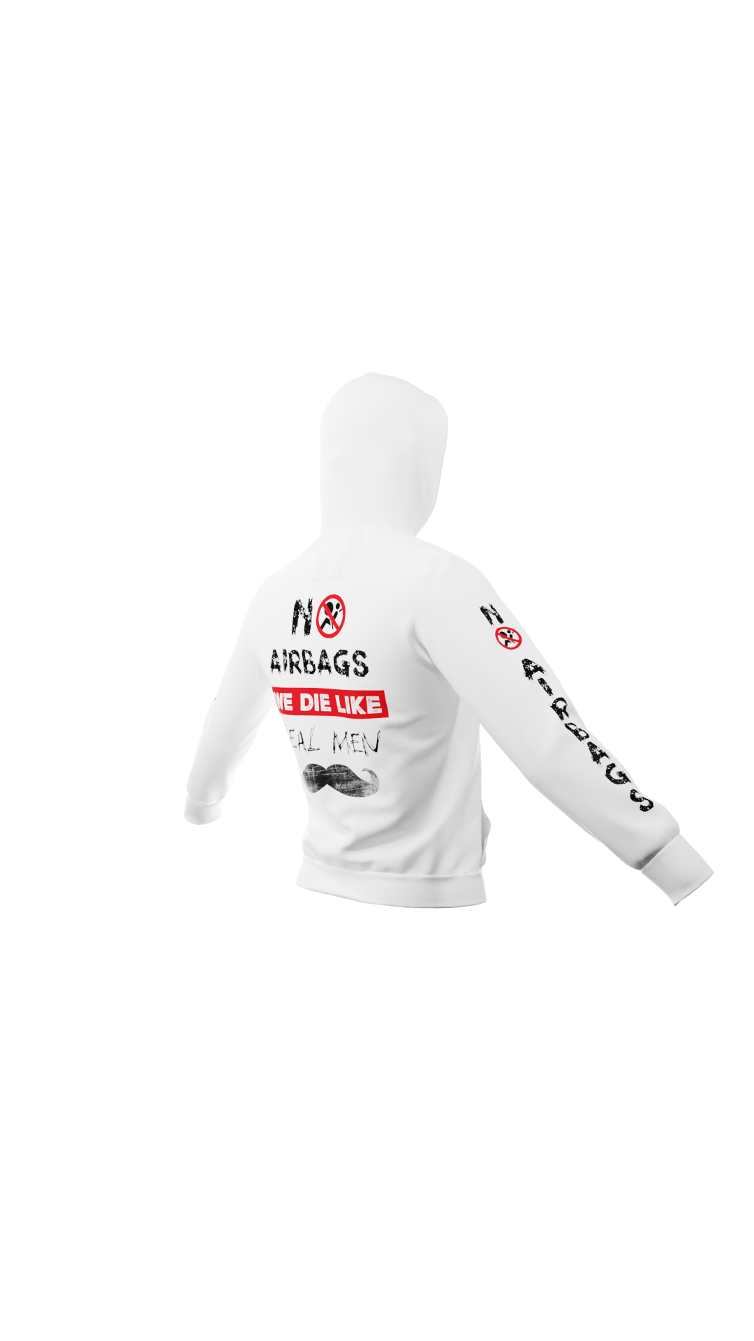 NO AIRBAGS WE ARE REAL MENS - Long Sleeve Street Style for Men