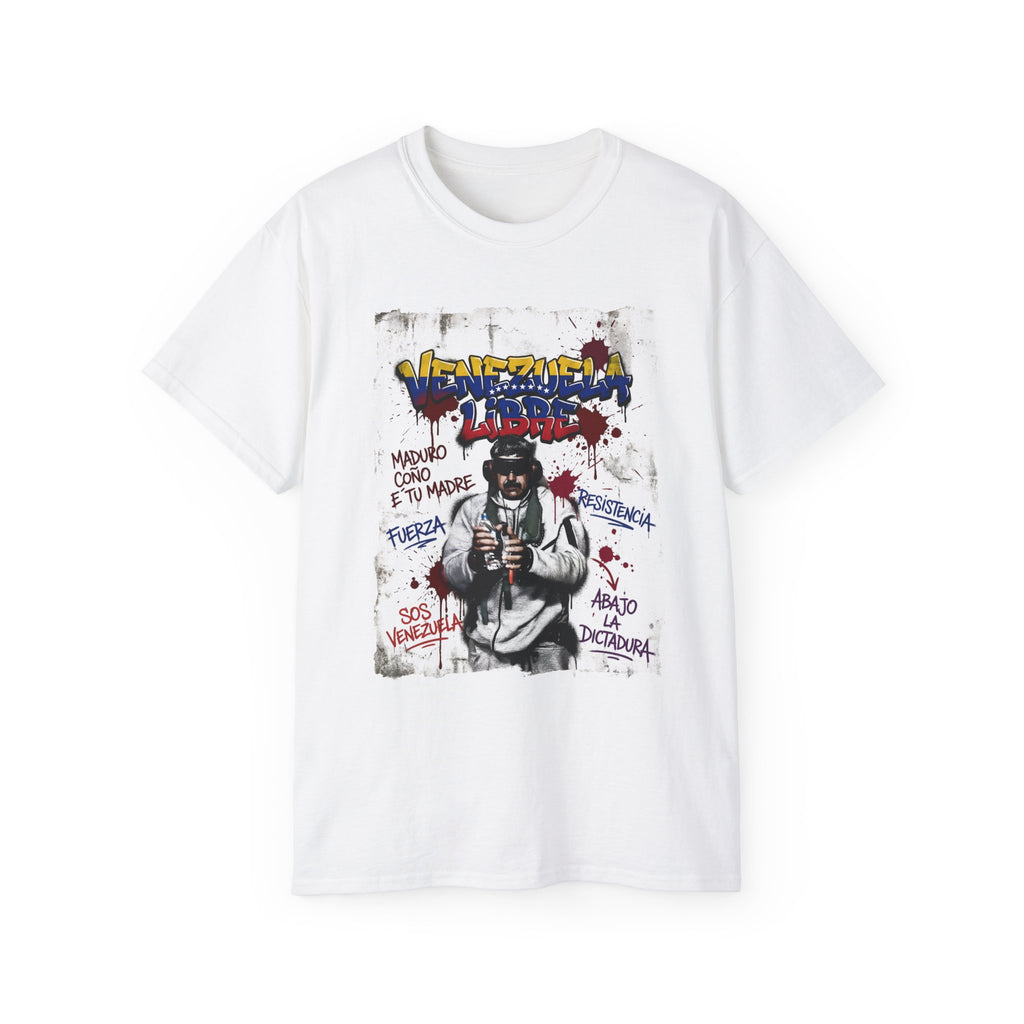 Venezuela Libre T-Shirt Menswear Tops - Statement Protest Tee for Venezuelans and Solidarity Supporters