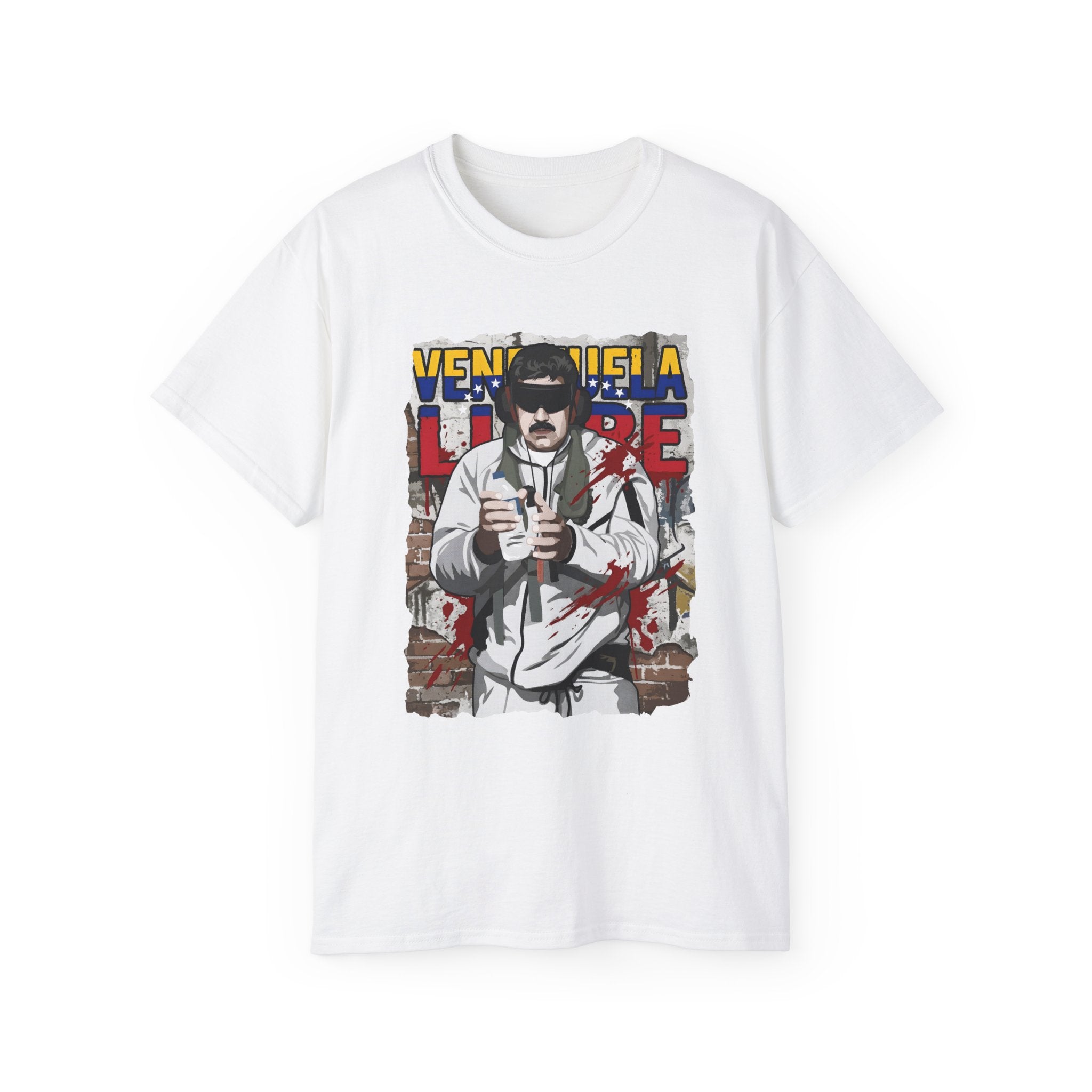 Venezuela Libre T-Shirt Menswear Tops - Statement Protest Tee for Venezuelans and Solidarity Supporters