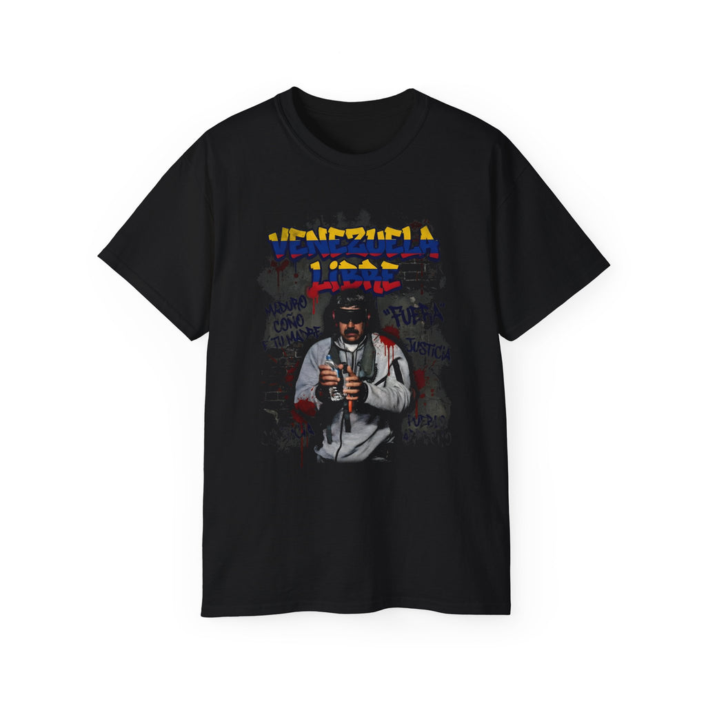 Venezuela Libre T-Shirt Menswear Tops - Statement Protest Tee for Venezuelans and Solidarity Supporters