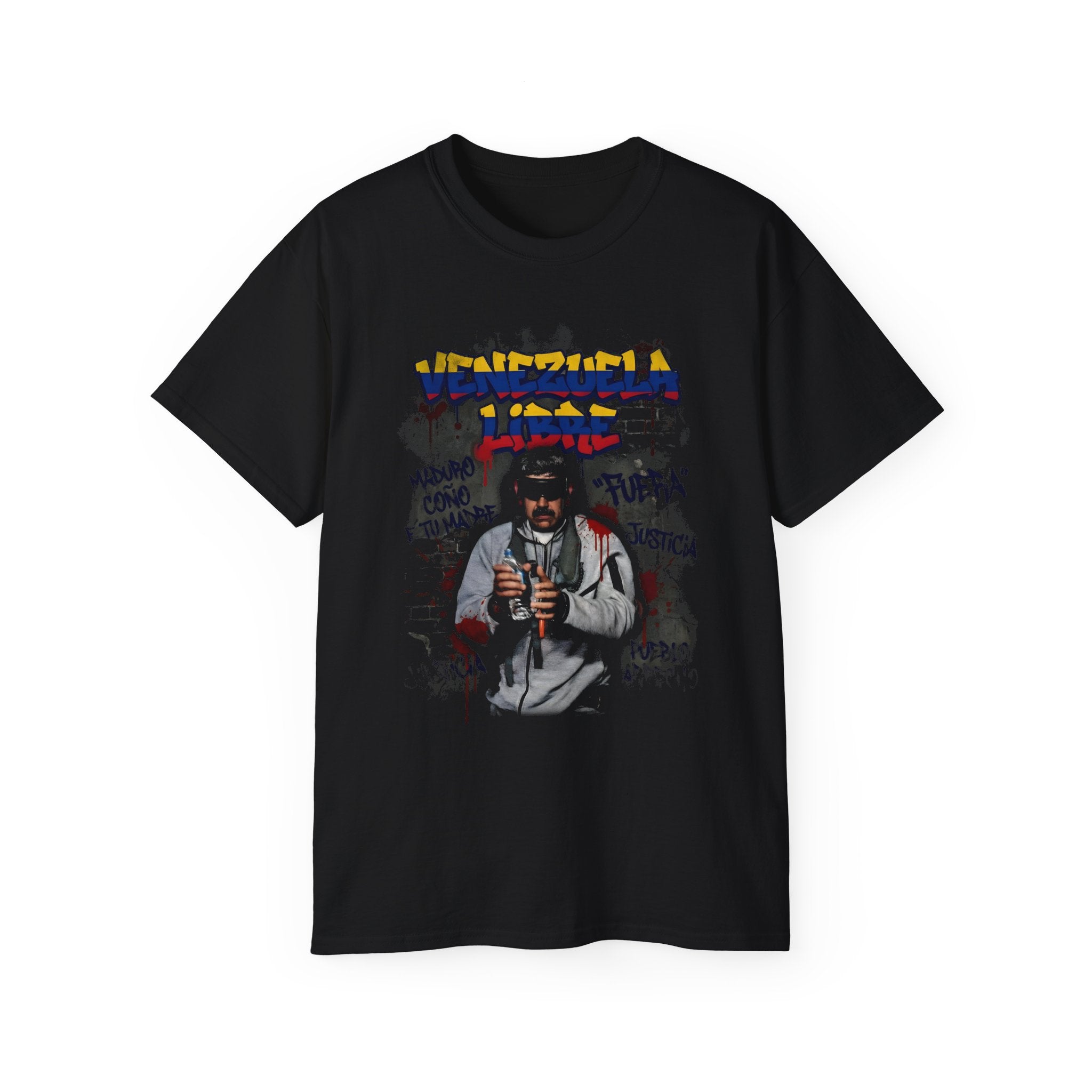 Venezuela Libre T-Shirt Menswear Tops - Statement Protest Tee for Venezuelans and Solidarity Supporters