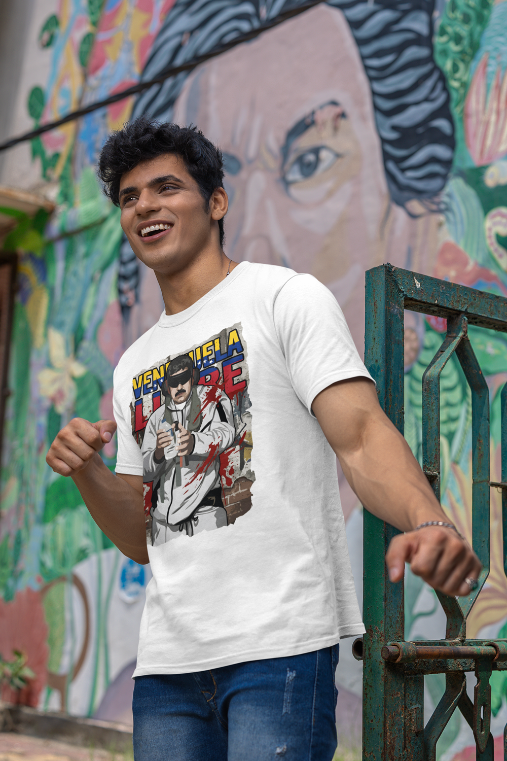 Venezuela Libre T-Shirt Menswear Tops - Statement Protest Tee for Venezuelans and Solidarity Supporters