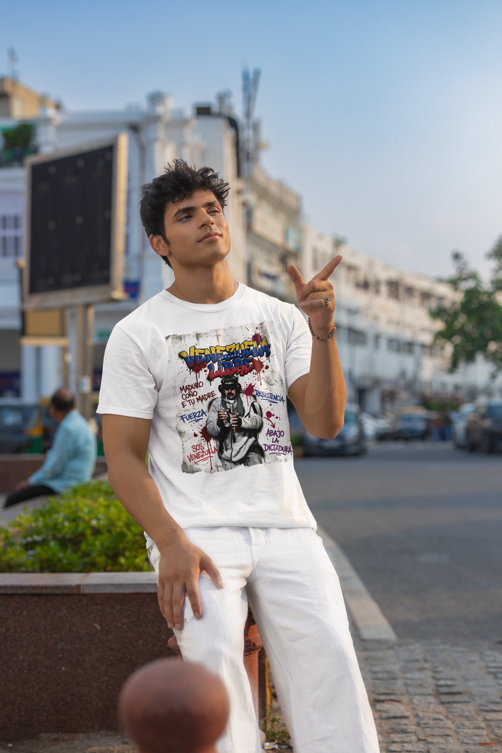 Venezuela Libre T-Shirt Menswear Tops - Statement Protest Tee for Venezuelans and Solidarity Supporters