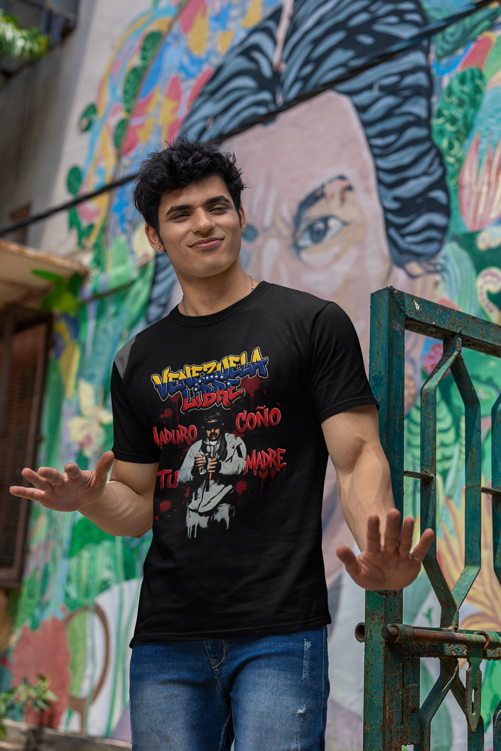 Venezuela Libre T-Shirt Menswear Tops - Statement Protest Tee for Venezuelans and Solidarity Supporters