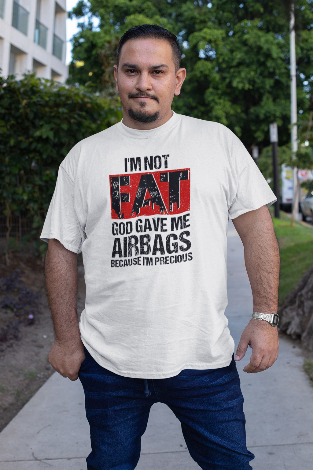 I´m not FAT - Funny T-Shirt for Men