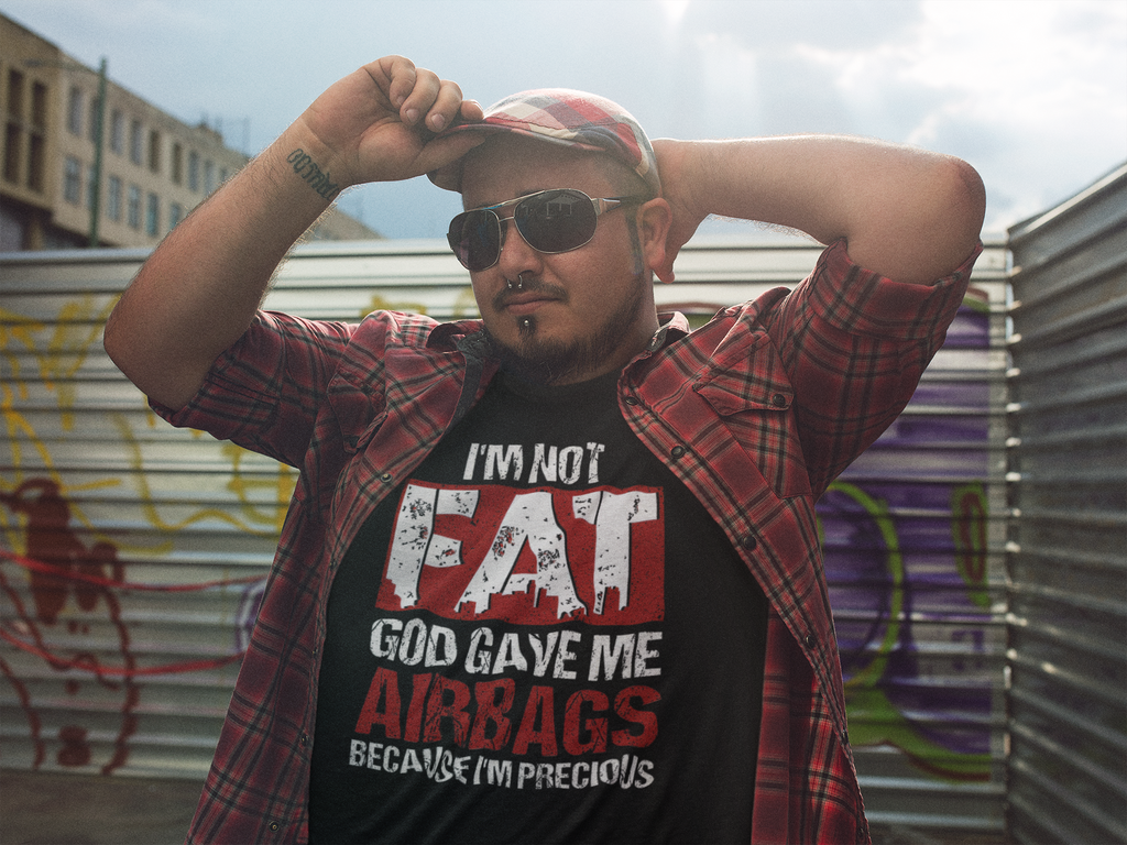 I´m not FAT - Funny T-Shirt for Men