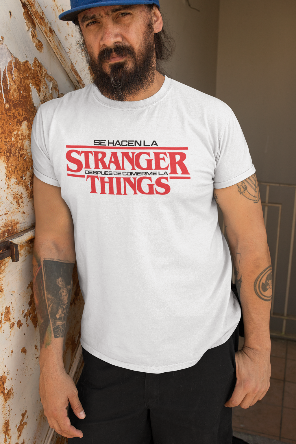 Stranger Things Spanish Funny T-Shirt for Men