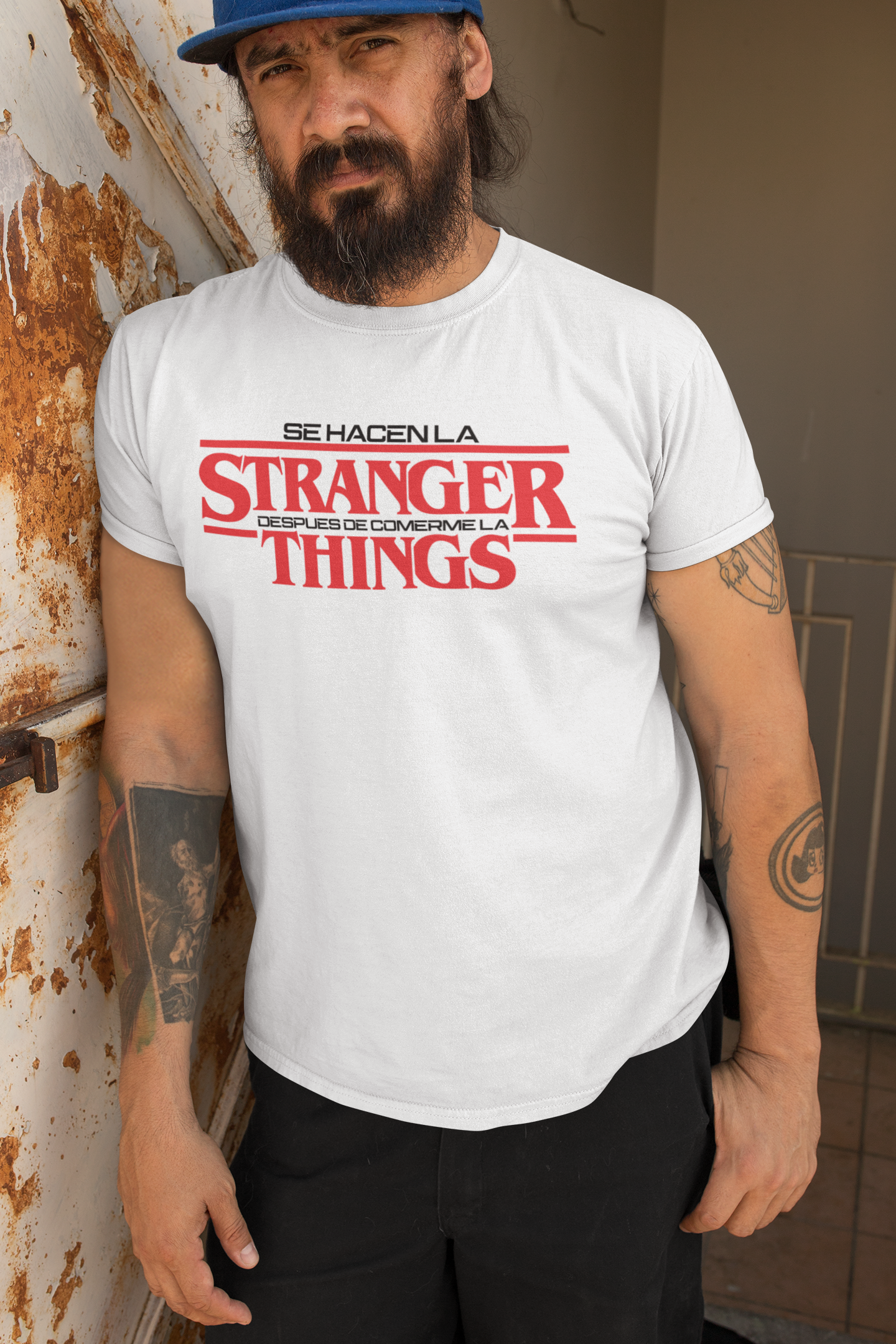 Stranger Things Spanish Funny T-Shirt for Men